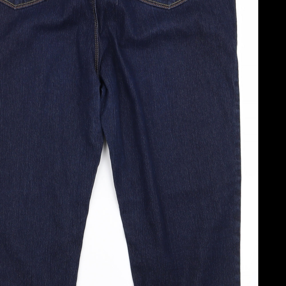peruna Womens Blue   Wide-Leg Jeans Size 20 L20 in - v