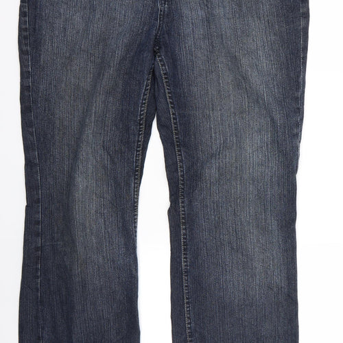 Yessica Womens Beige   Bootcut Jeans Size 40 L29 in