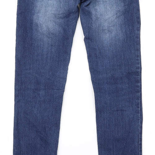 Preworn Womens Blue   Skinny Jeans Size 38 L30 in
