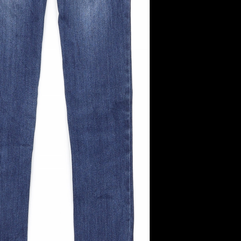 Preworn Womens Blue   Skinny Jeans Size 38 L30 in