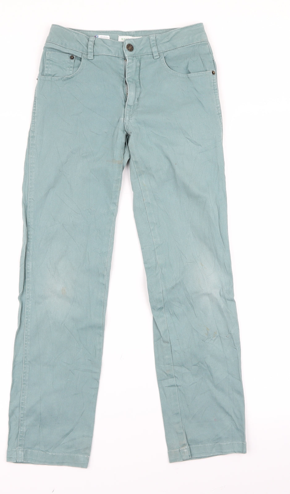 preorn Girls Green Batik  Skinny Jeans Size 10 Years