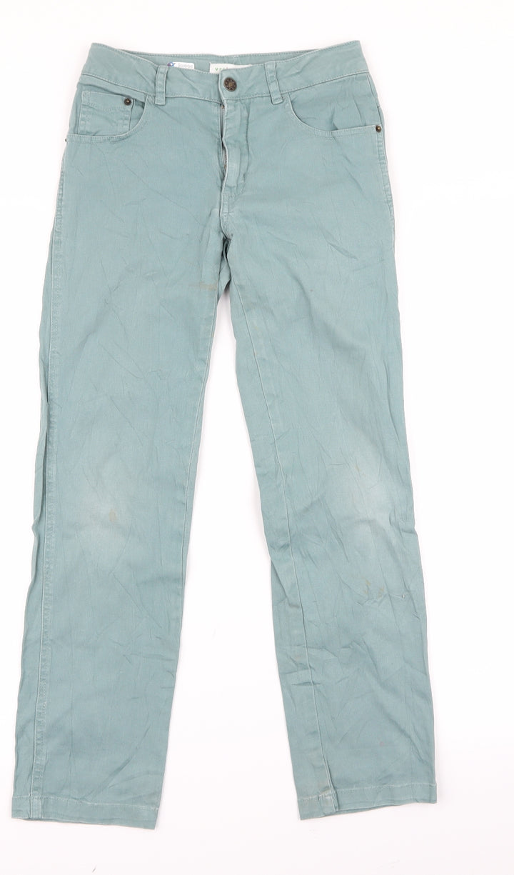 preorn Girls Green Batik  Skinny Jeans Size 10 Years
