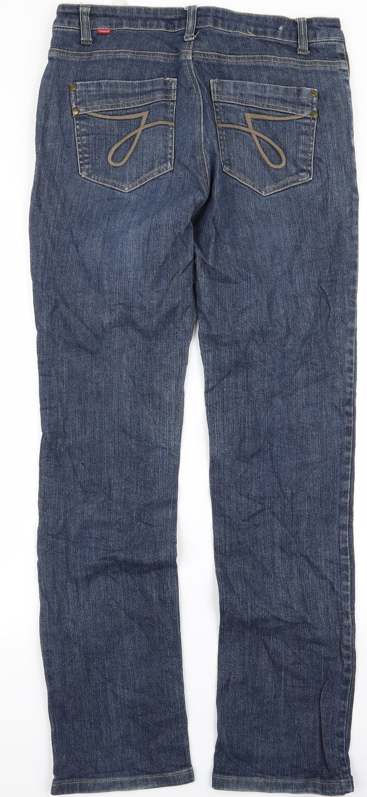 Preworn Womens Blue   Bootcut Jeans Size 32 L28 in - m