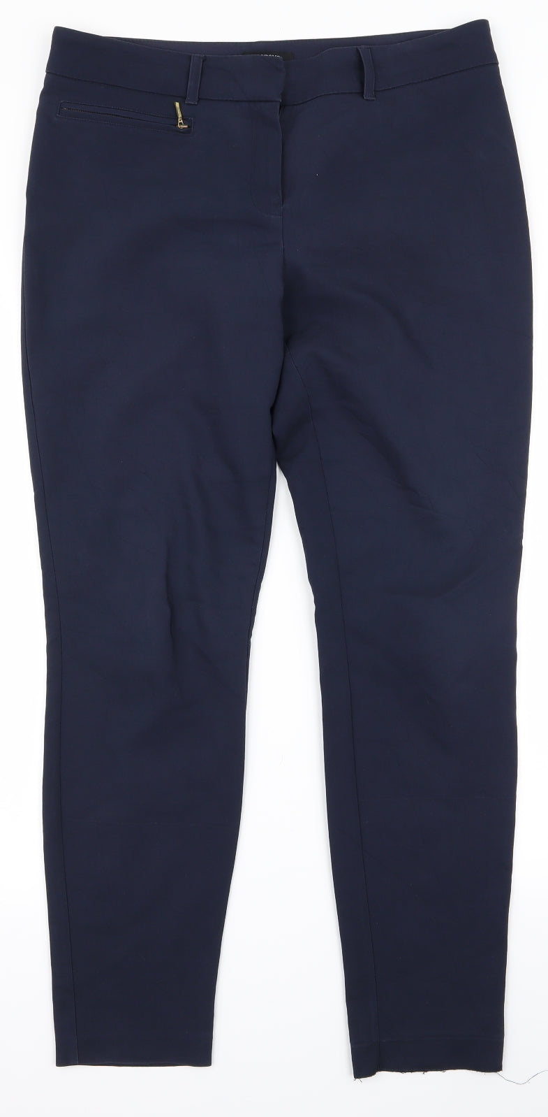 Papaya Womens Blue   Trousers  Size 12 L27 in