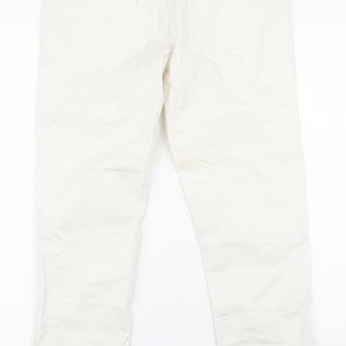 H&M Womens White   Bootcut Jeans Size 30 L20 in - v
