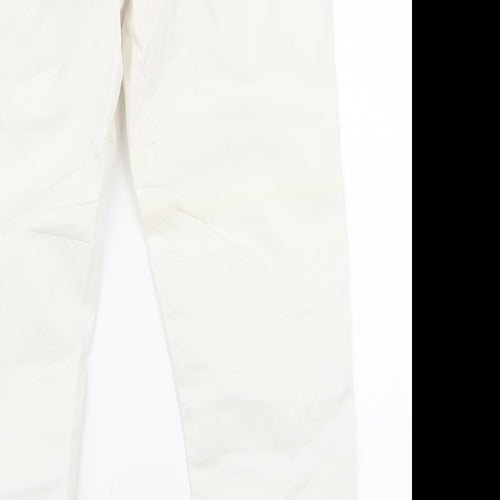 H&M Womens White   Bootcut Jeans Size 30 L20 in - v