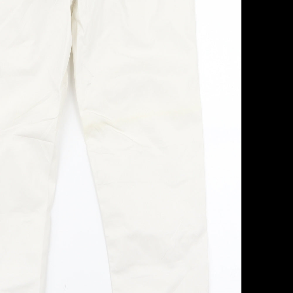 H&M Womens White   Bootcut Jeans Size 30 L20 in - v