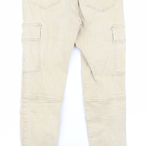 Preworn Womens Beige   Snow Pants Trousers Size 6 L26 in