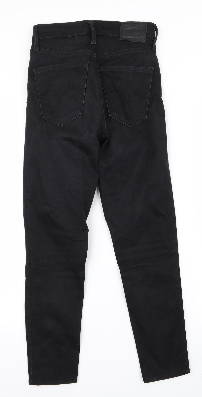 Preworn Womens Black   Skinny Jeans Size 24 L24 in