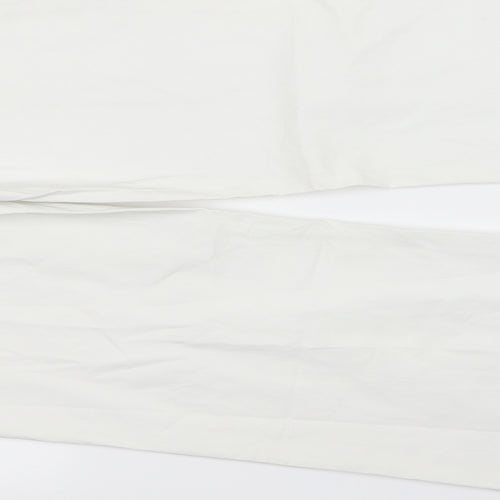 La Bella Womens White   Trousers  Size 14 L26 in