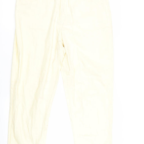 nezza Womens Yellow   Trousers  Size 32 L27 in - m