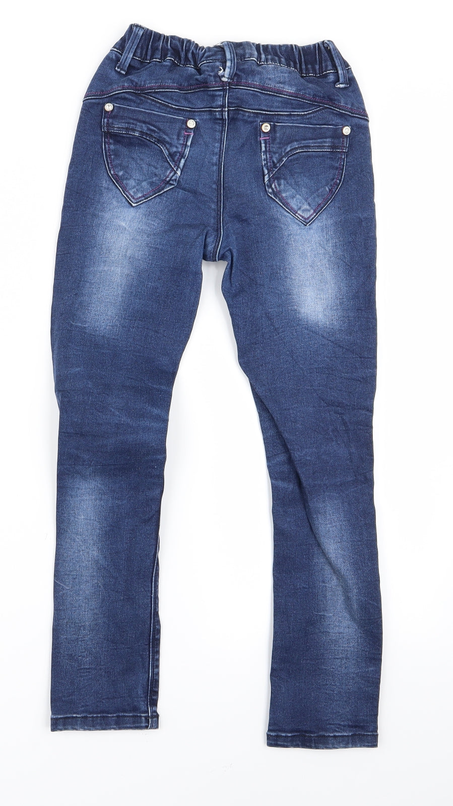 Preworn Womens Blue   Skinny Jeans Size 8 L20 in