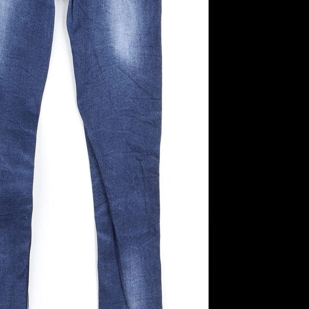 Preworn Womens Blue   Skinny Jeans Size 8 L20 in