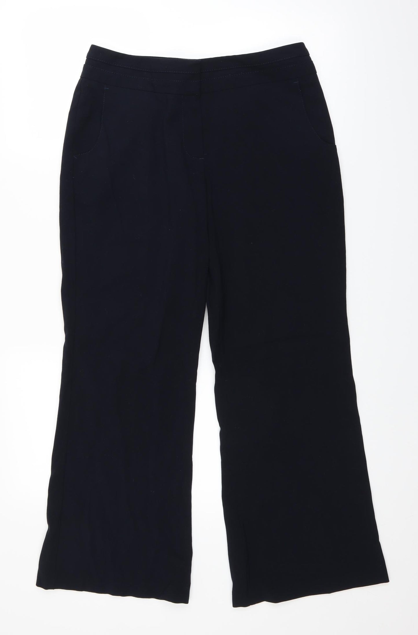 Marks and Spencer Womens Blue   Trousers  Size 10 L26 in