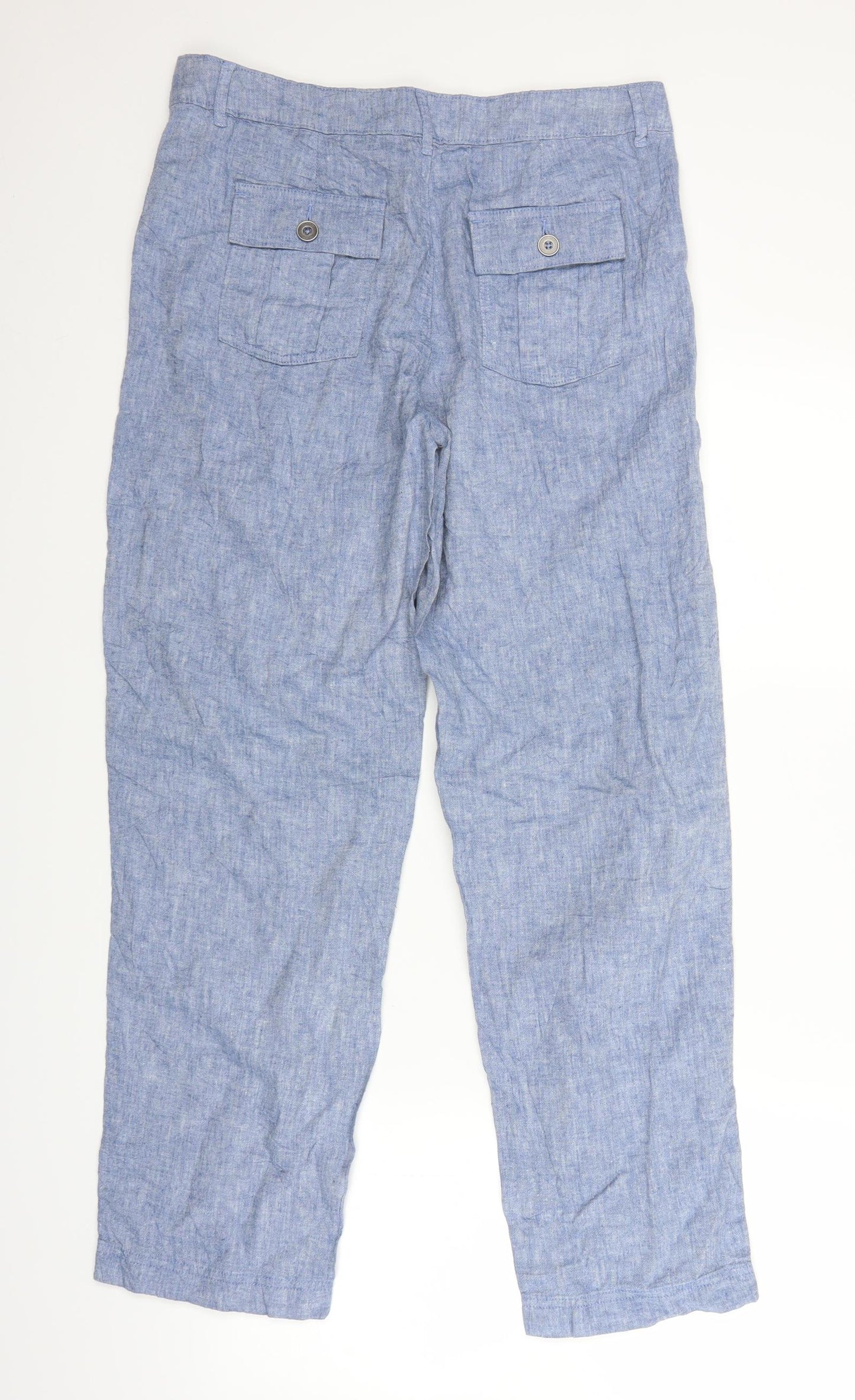 F&F Womens Blue   Trousers  Size 12 L28 in