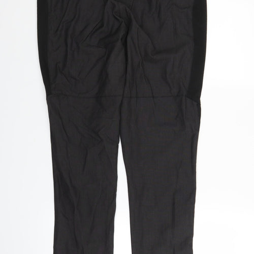 Lady Captain Womens Grey   Trousers  Size 14 L26.5 in