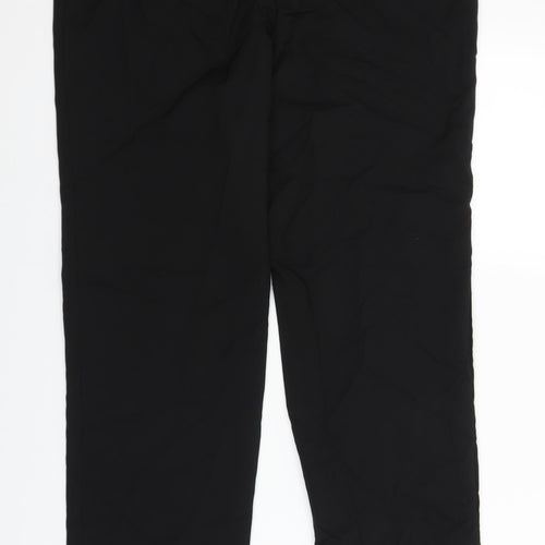 Papaya Womens Black   Trousers  Size 12 L28 in
