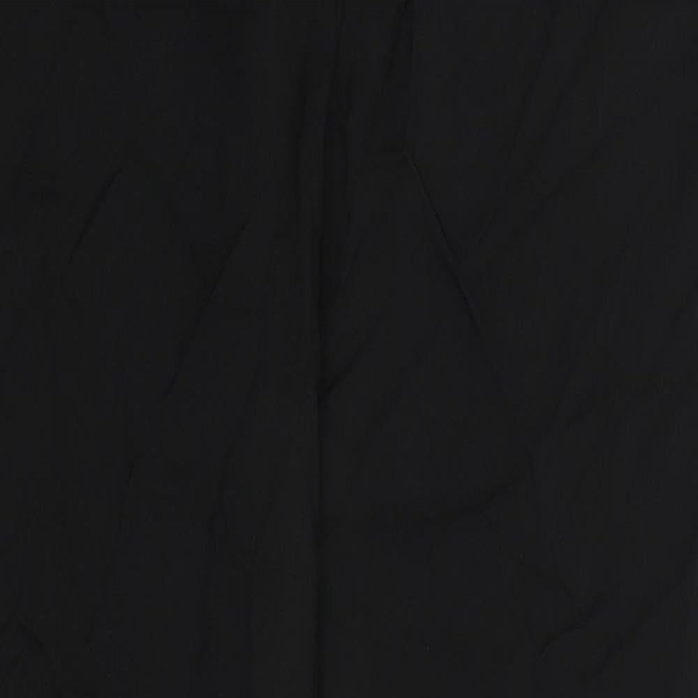 Papaya Womens Black   Trousers  Size 12 L28 in