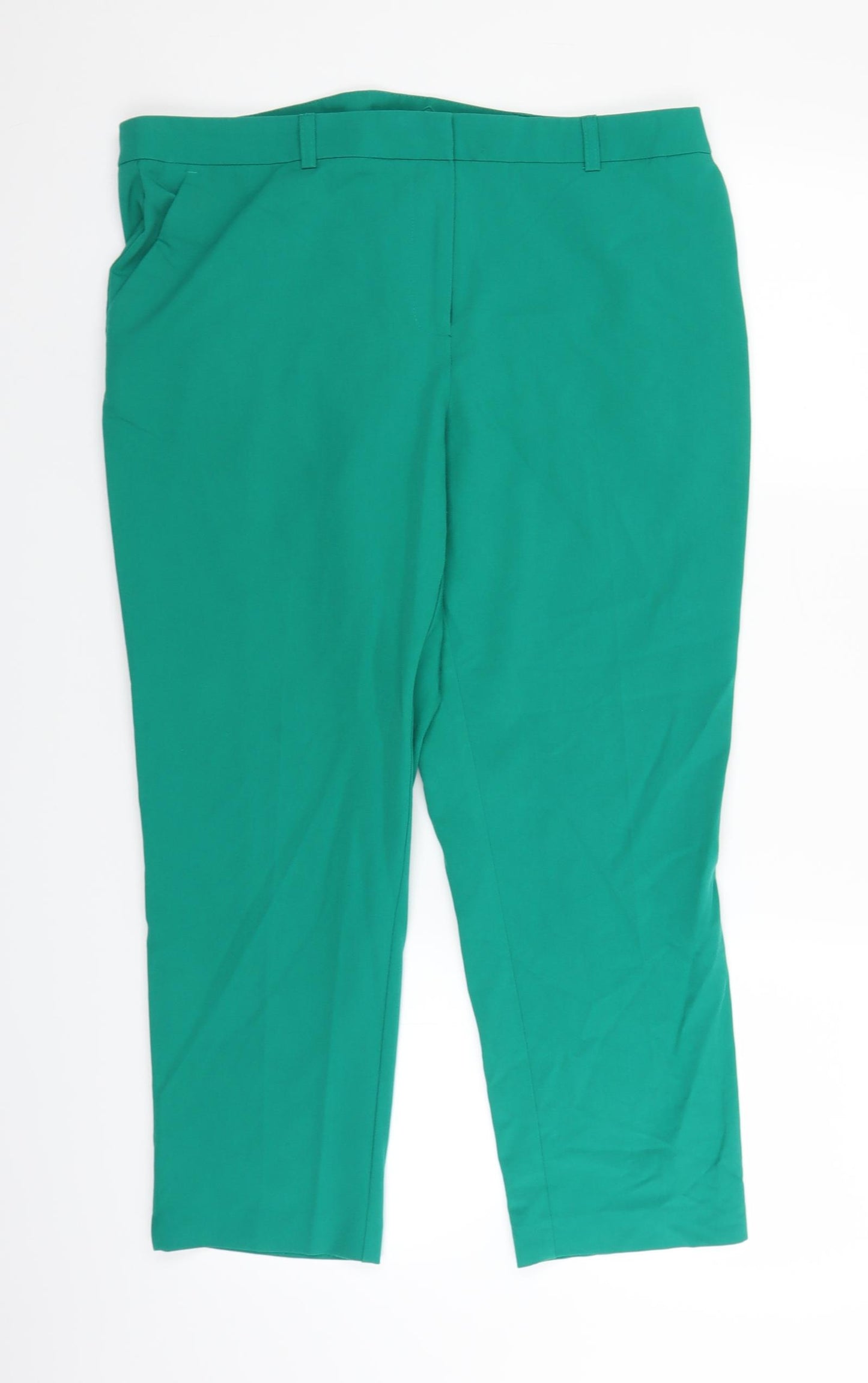 Dorothy Perkins Womens Green   Trousers  Size 14 L22 in