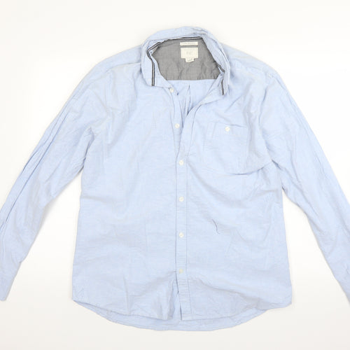 F&F Mens Blue    Button-Up Size L