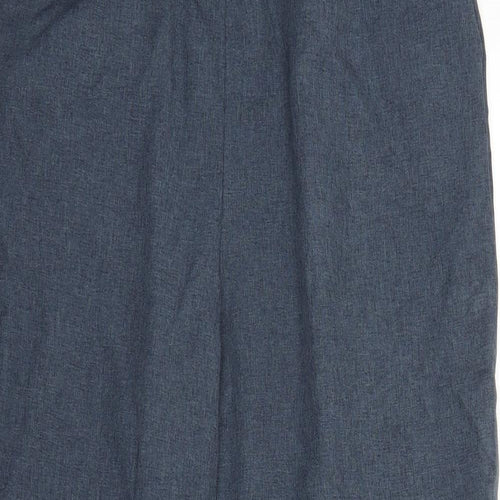 Bonmarché Womens Blue   Trousers  Size 14 L24 in