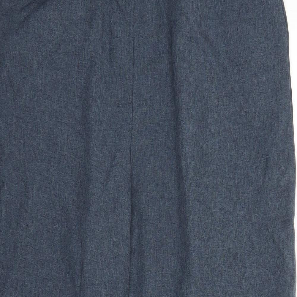 Bonmarché Womens Blue   Trousers  Size 14 L24 in