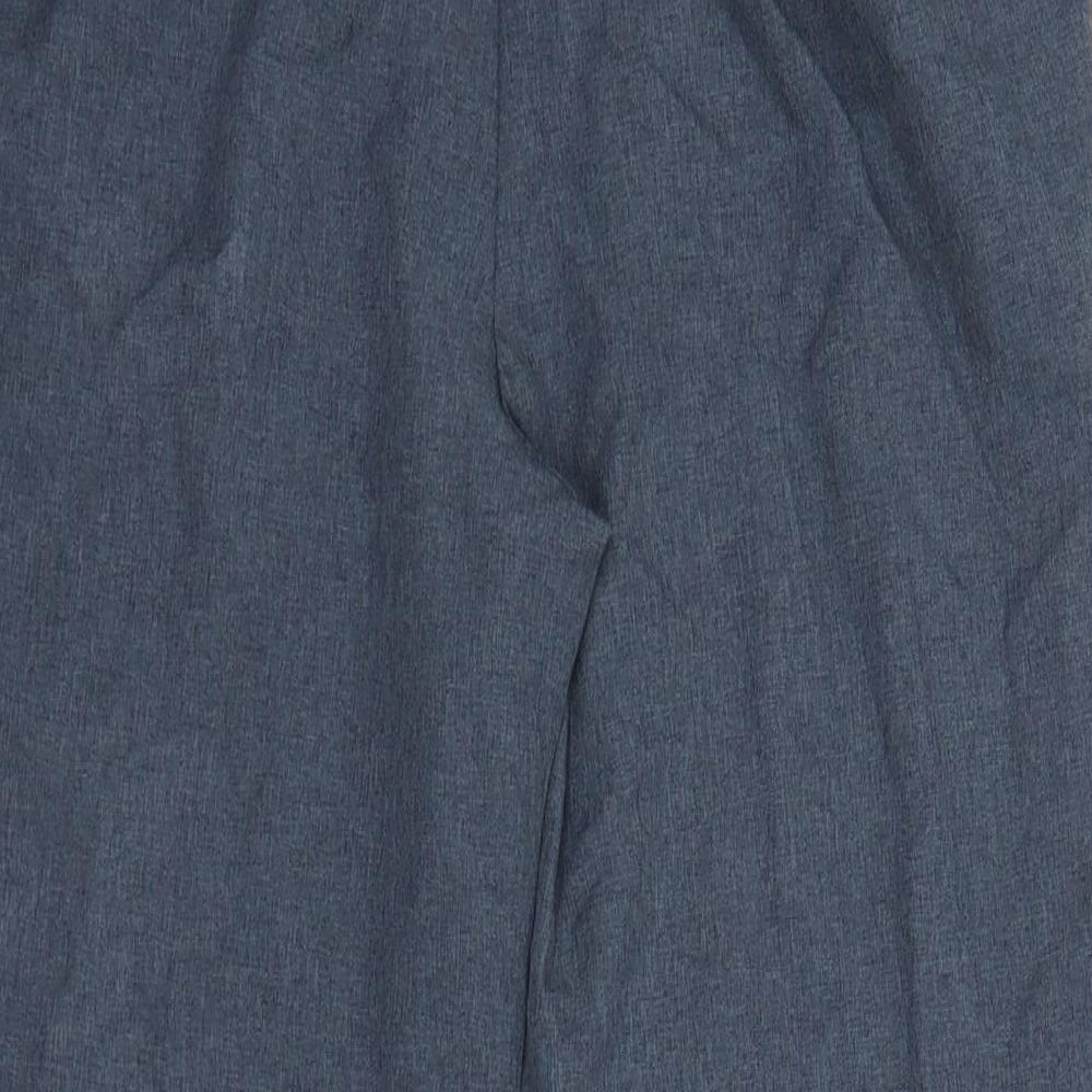 Bonmarché Womens Blue   Trousers  Size 14 L24 in
