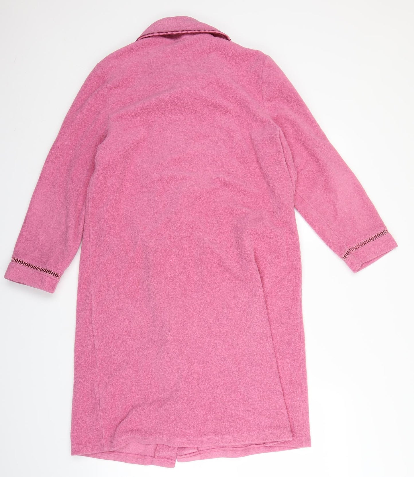 Marks and Spencer Womens Pink  Fleece Jacket Coat Size 8