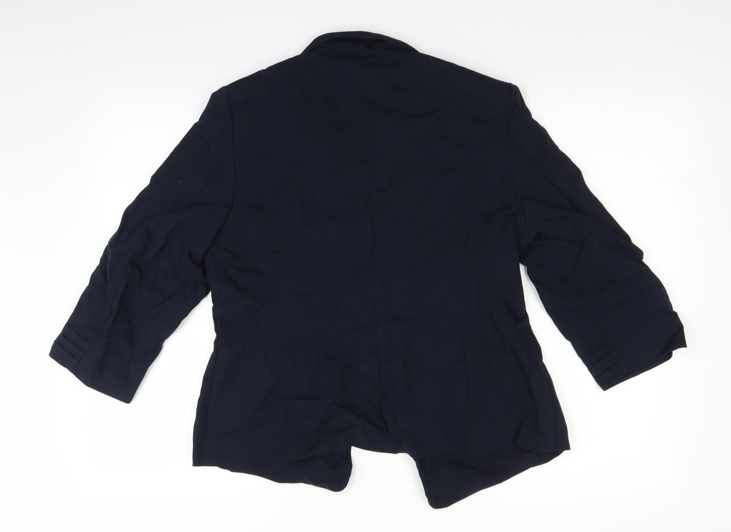 Marks and Spencer Womens Blue   Jacket Blazer Size 14