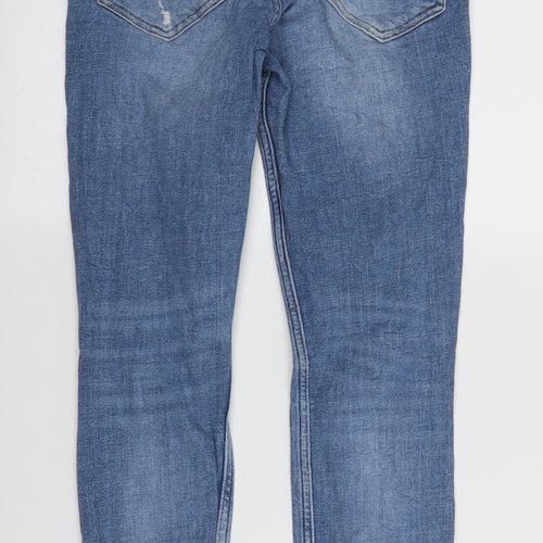 H&M Womens Blue  Denim Skinny Jeans Size 27 in L25 in