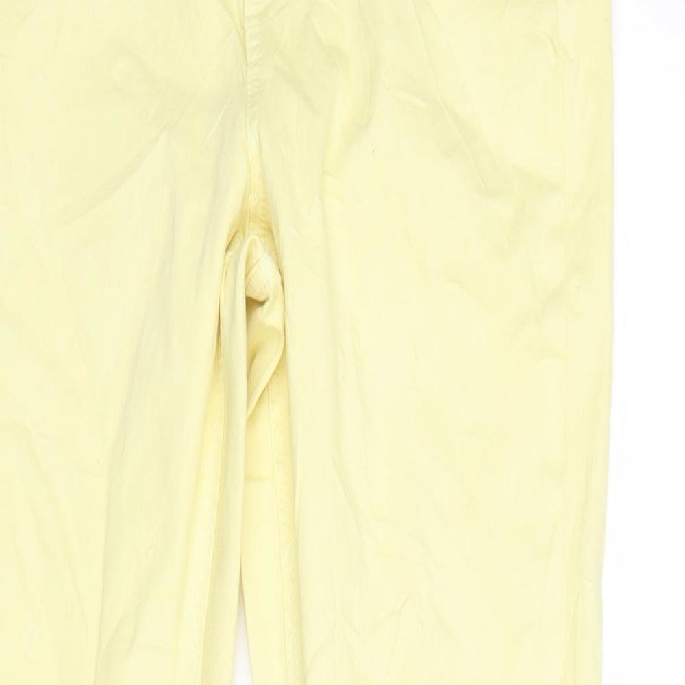 George Womens Yellow  Denim Skinny Jeans Size 12 L27 in