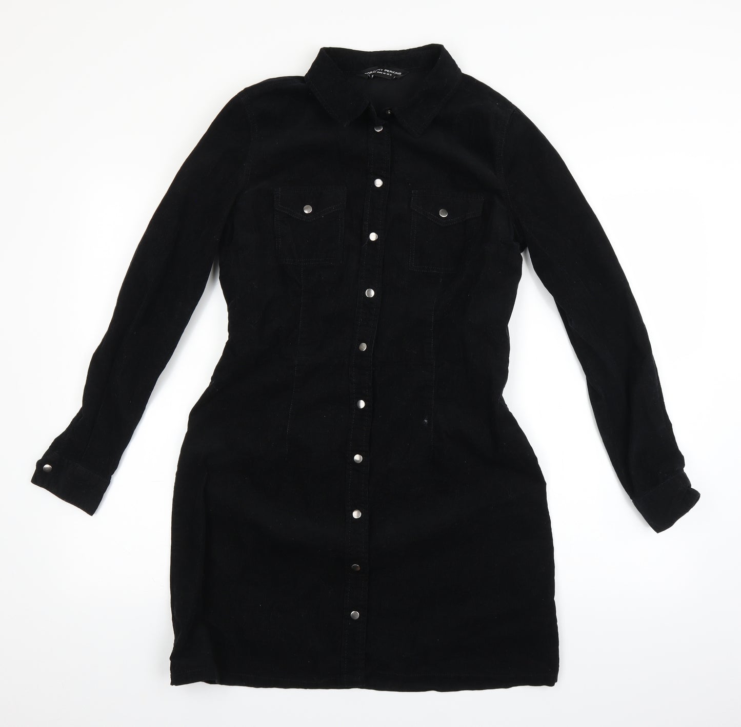 Dorothy Perkins Womens Black  Corduroy Jacket  Size 12