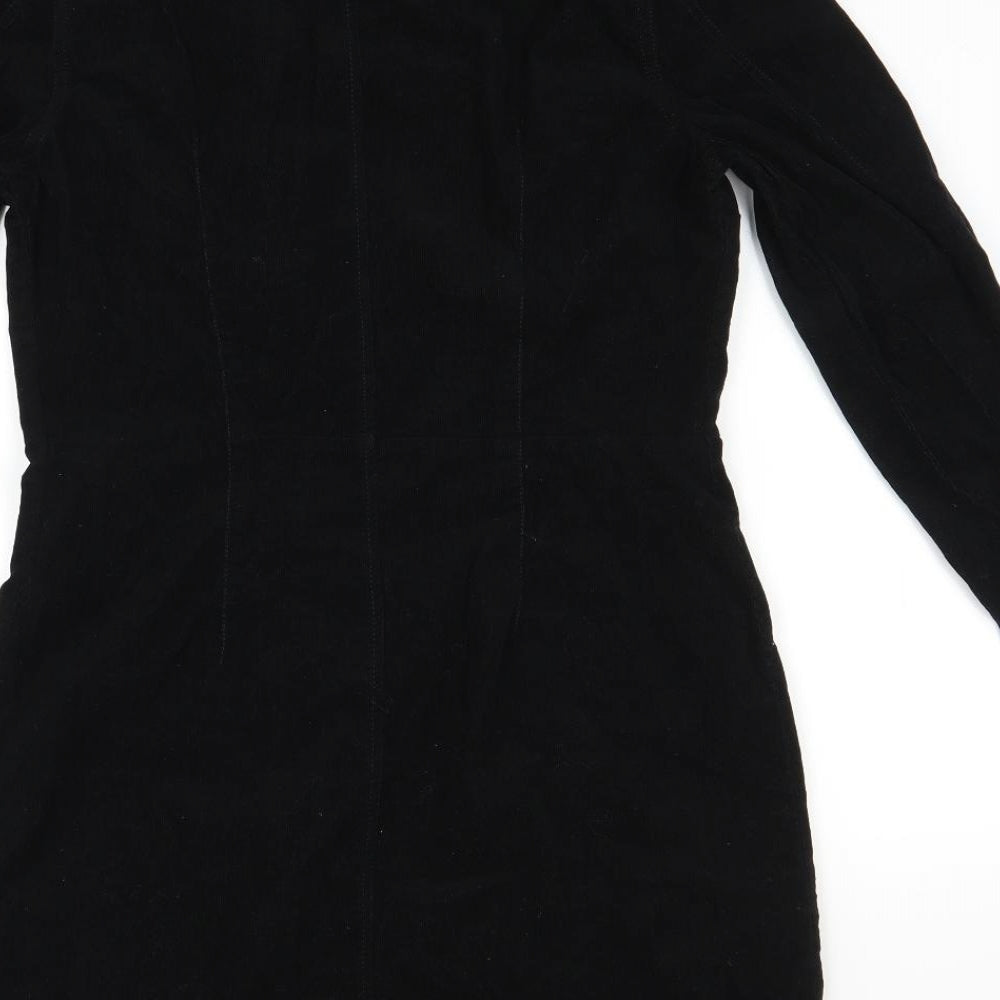 Dorothy Perkins Womens Black  Corduroy Jacket  Size 12
