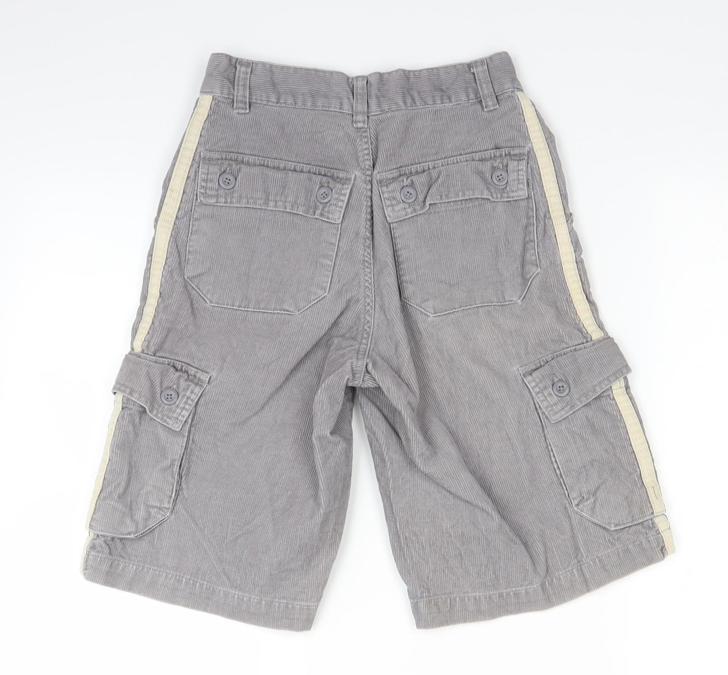 Gap Womens Grey  Corduroy Cargo Shorts Size 8