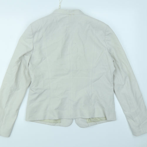 New Look Womens Beige   Jacket Blazer Size 14