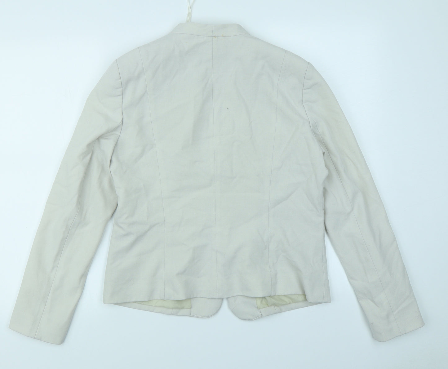 New Look Womens Beige   Jacket Blazer Size 14