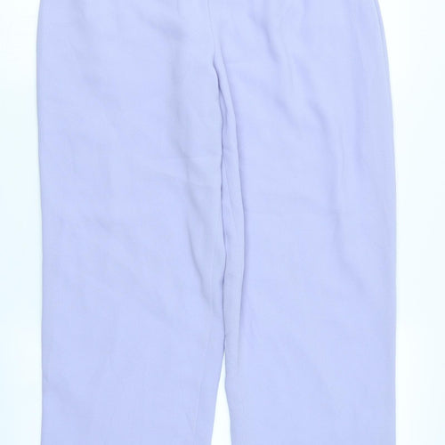 Media Womens Purple   Trousers  Size 12 L28 in