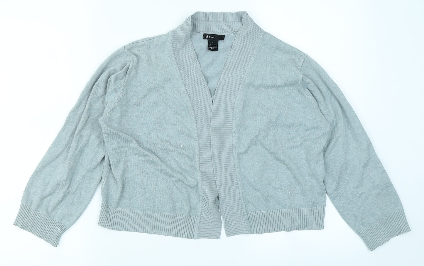 Thesis Womens Blue   Cardigan Jumper Size L