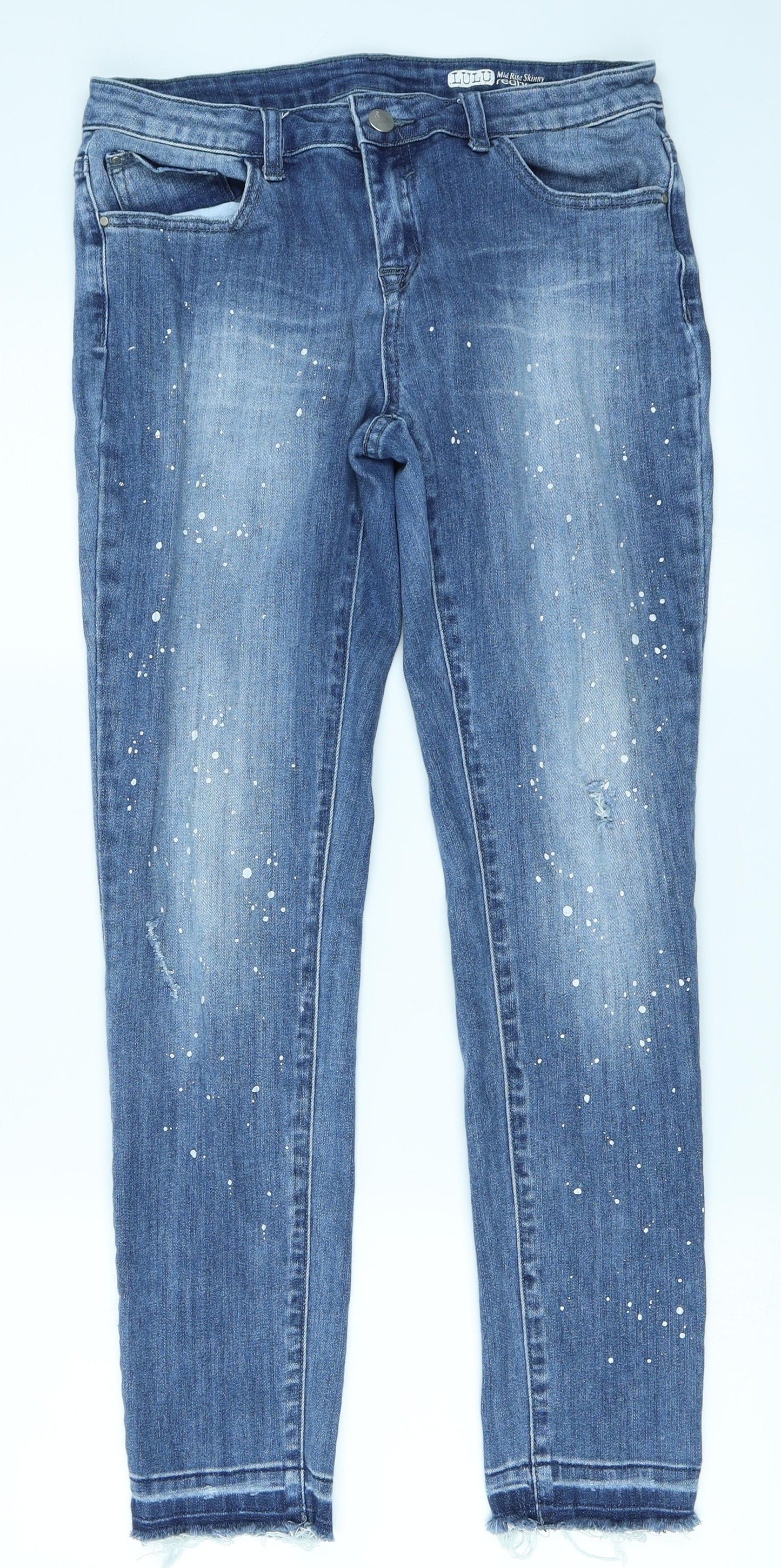 RedHerring Womens Blue  Denim Skinny Jeans Size 12 L27 in