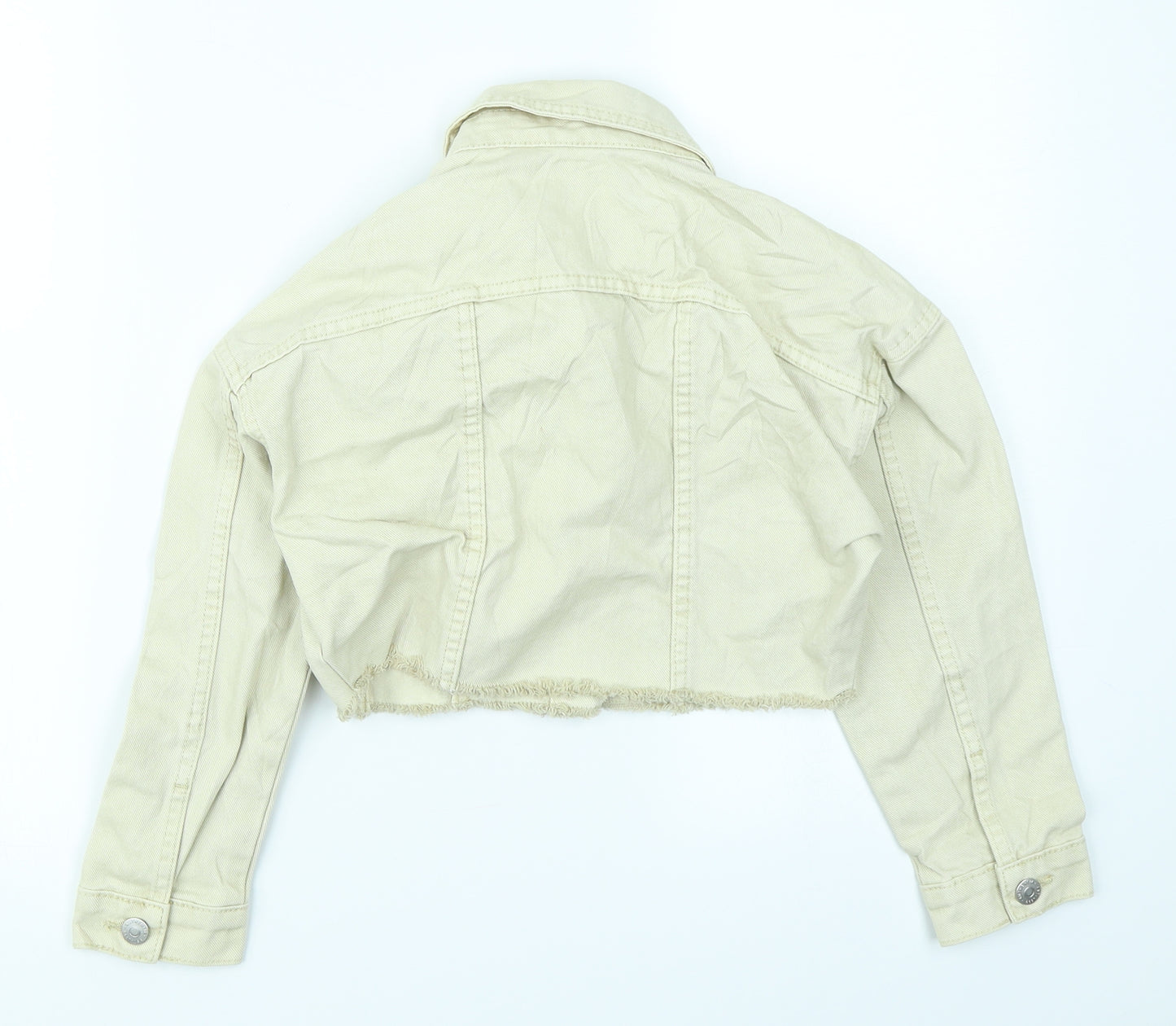 George Girls Ivory  Denim Jacket  Size 8-9 Years