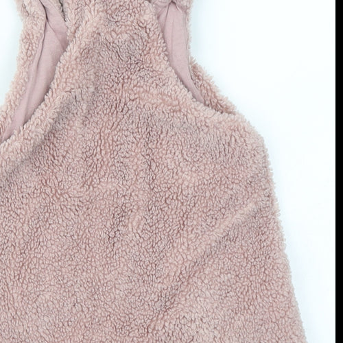 NEXT Girls Pink   Pinafore/Dungaree Dress  Size 12-18 Months