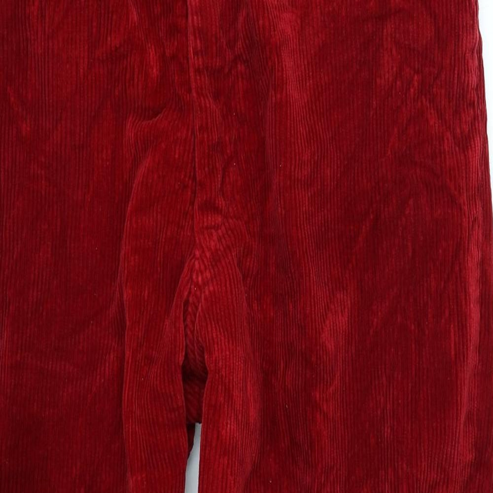 Oliver Brown Mens Red  Corduroy Trousers  Size 38 in L25 in