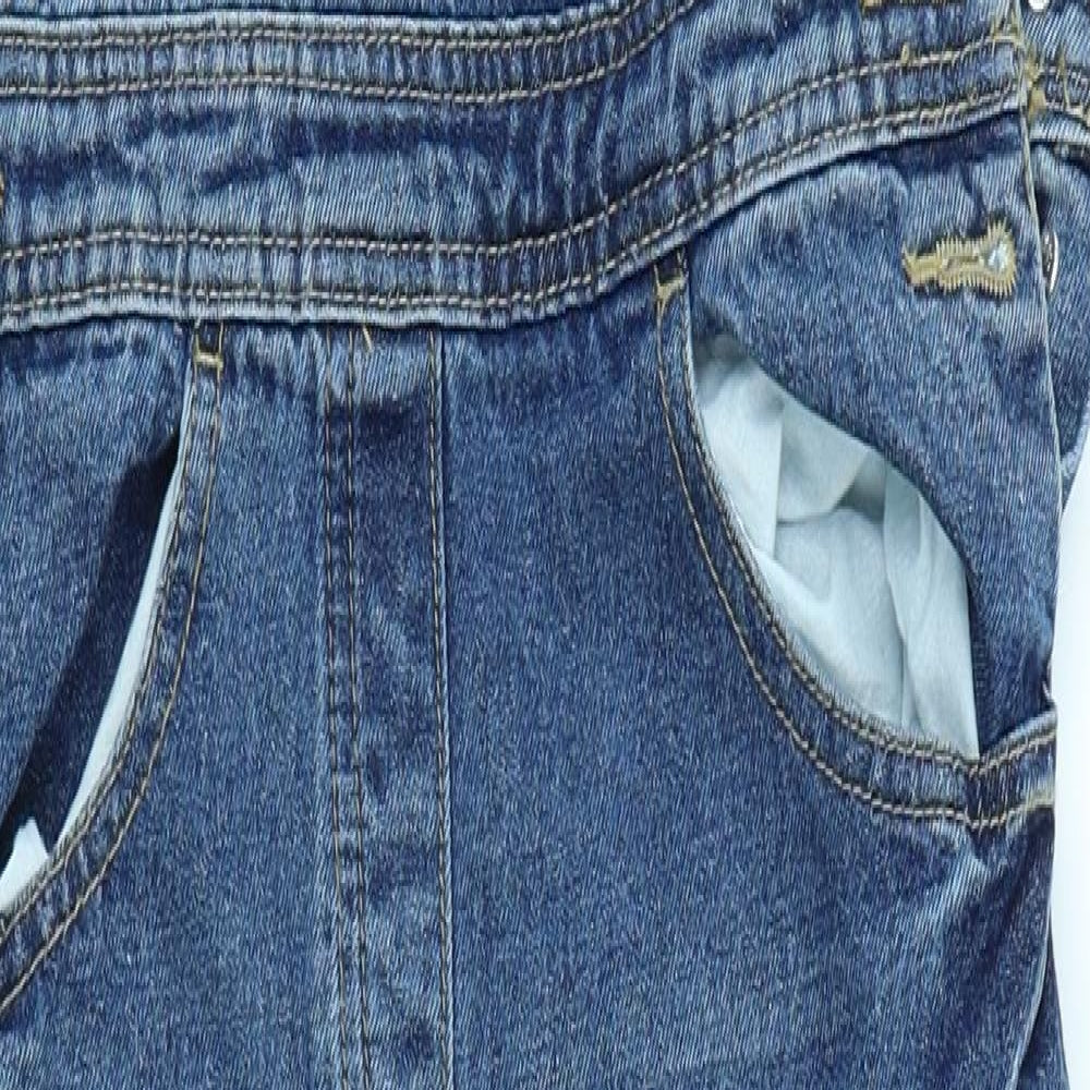 George Girls Blue  Denim Dungaree One-Piece Size 12-13 Years