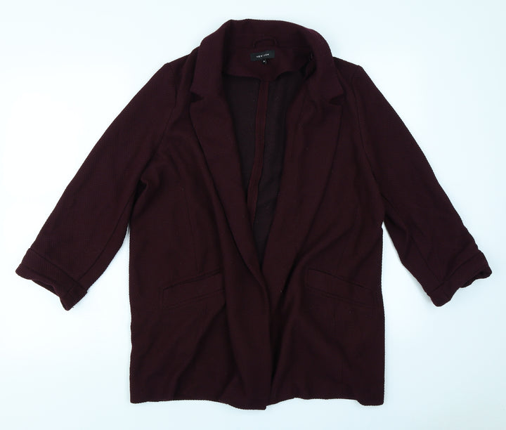 New Look Womens Purple Jacket Size 14