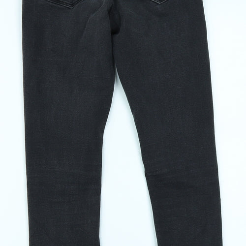 ASOS Womens Black  Denim Skinny Jeans Size 26 in L30 in