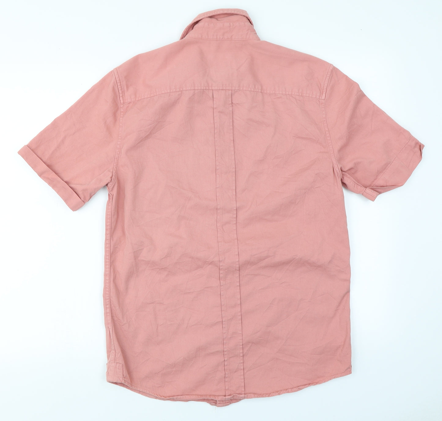 River Island Mens Pink    Button-Up Size S