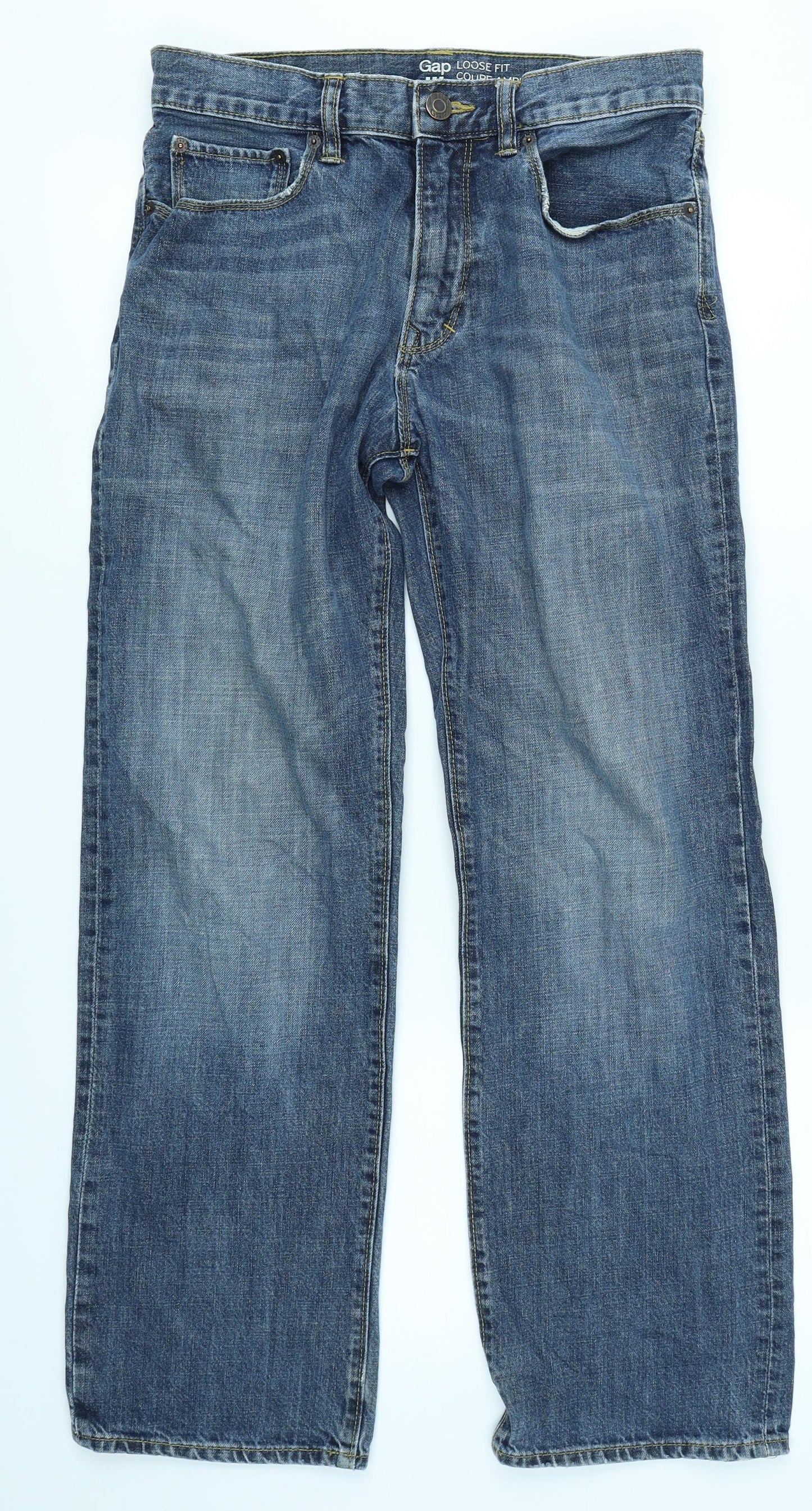 Gap Mens Blue  Denim Straight Jeans Size 29 in L30 in
