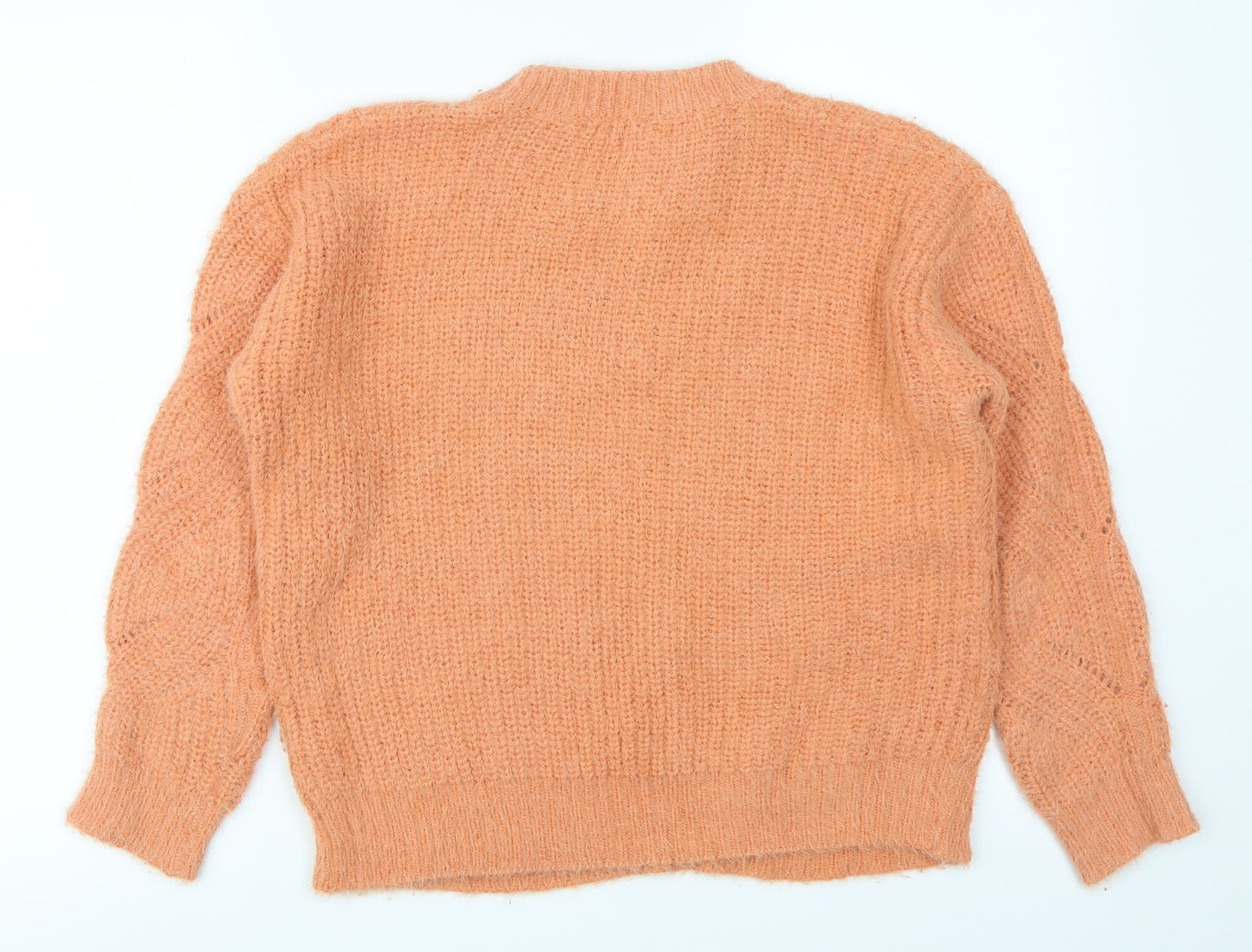 M&Co Womens Orange   Pullover Jumper Size 10
