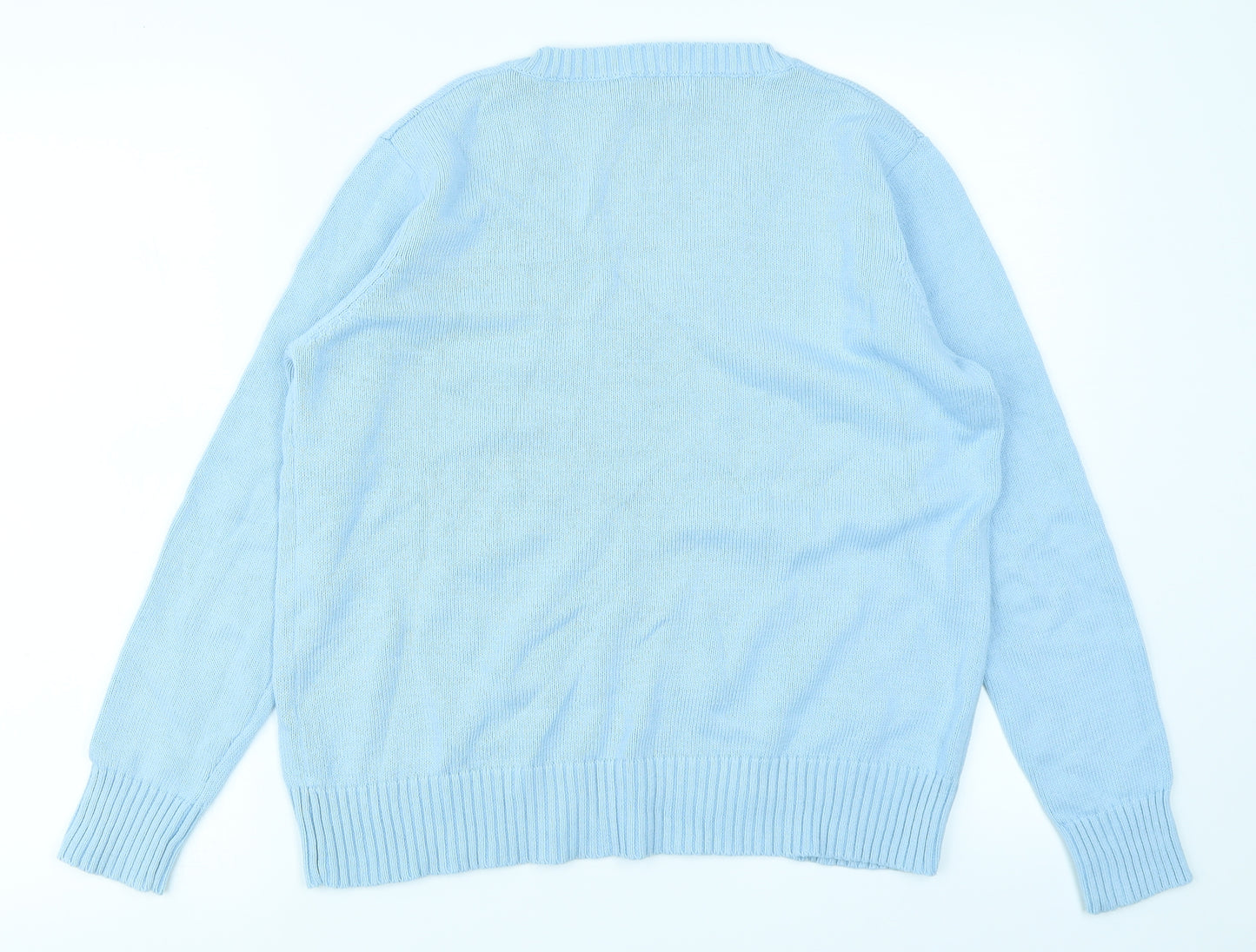 Dmart Womens Blue  Knit Pullover Jumper Size 14