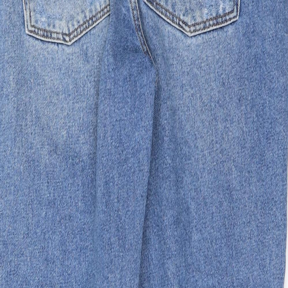 H&M Womens Blue  Denim Mom Jeans Size 32 in L29 in